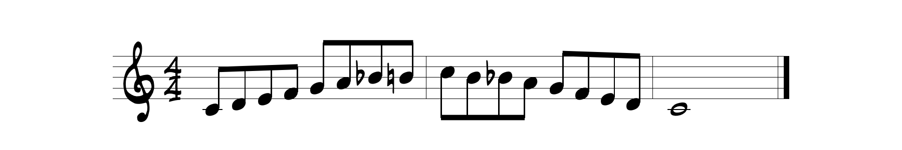 Dominant Bebop Scale